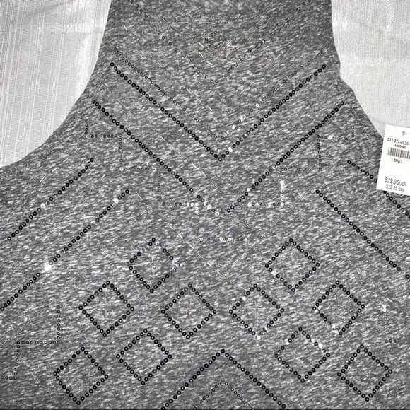 NWT Sequin Hollister Cropped Tank - Picture 2 of 5